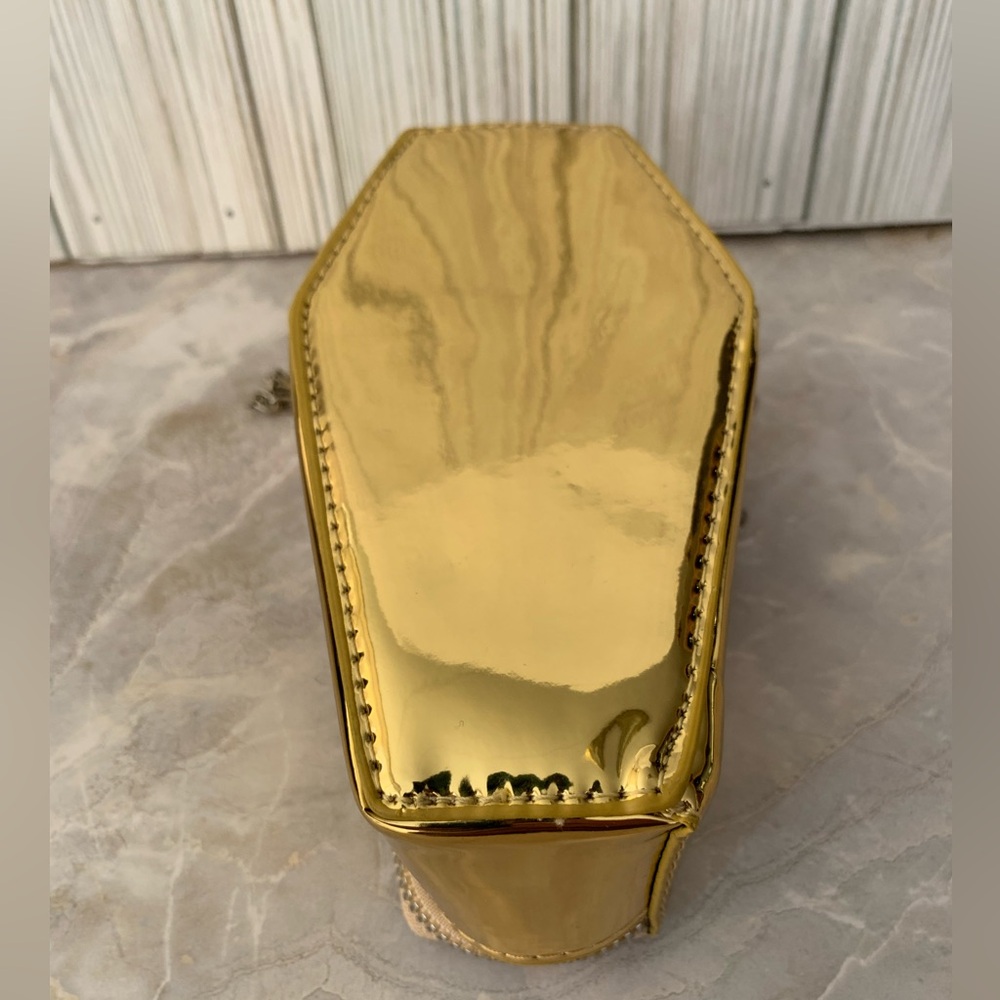 Golden Coffin Crossbody Bag - Picture 6 of 12